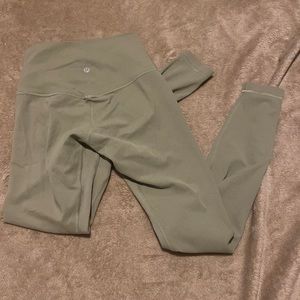 green align leggings